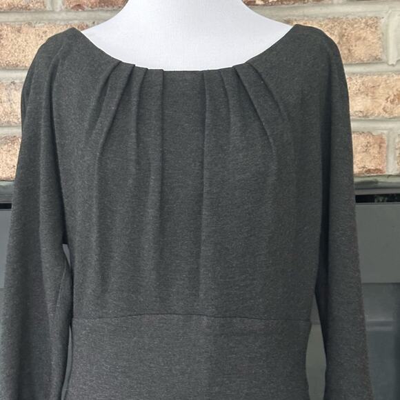 Trina Turk Classic Charcoal Sarafina Ponte Shift Dress Size 10 - Picture 4 of 13